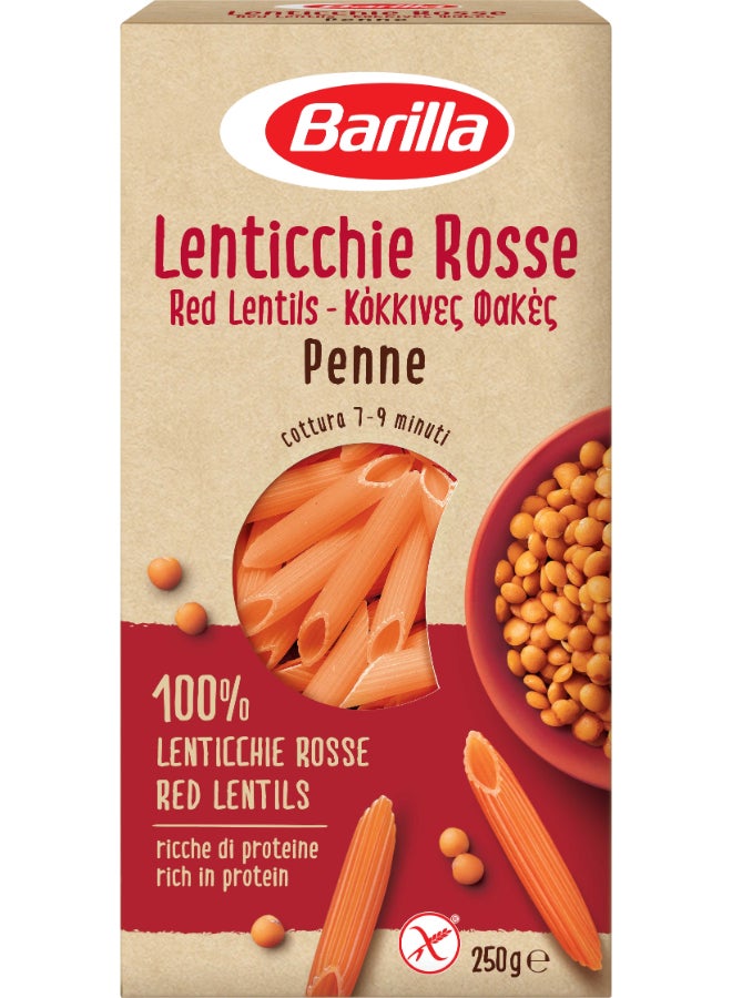 Barilla Pasta Penne Rigate Red Lentil Gluten Free 250grams  - Image 1
