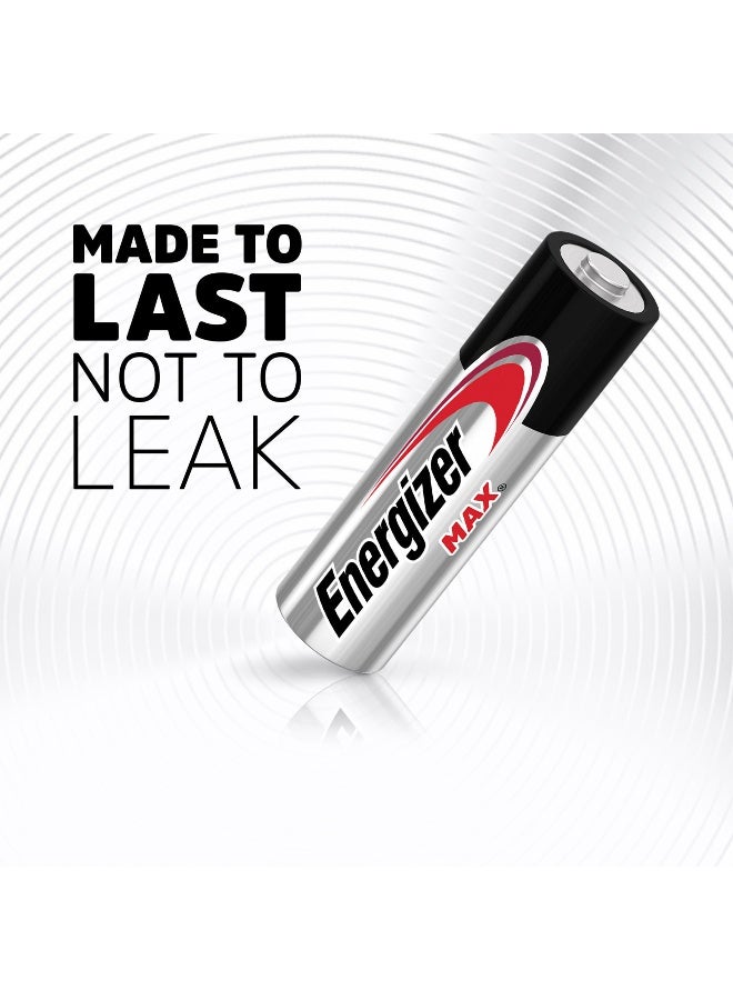Energizer Max Alkaline AA Batteries – Pack of 8 Silver/Black - Image 3