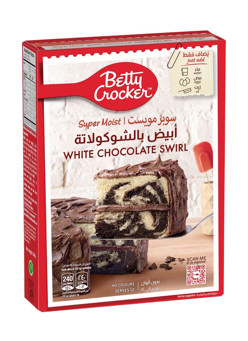 Betty Crocker White Chocolate Swirl Cake Mix 500grams - Image 1