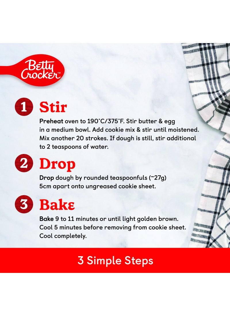 Betty Crocker Chocolate Chip Cookie 496grams  - Image 5