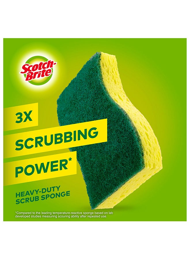 Scotch Brite Scotch-Brite Heavy Duty Cellulosic Scrub Sponge, 3 units/pack Green - Image 4