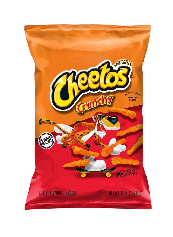 Cheetos Crunchy Cheese Flavored Corn Snacks, 226.8g