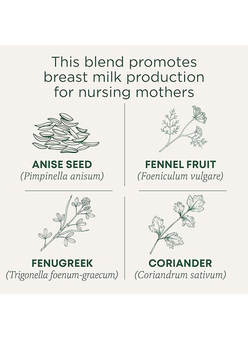 Traditional Medicinals - Organic Mother's Milk, Promotes Healthy Lactation, Fennel & Fenugreek, Caffeine Free, 16 Tea Bags - Image 1