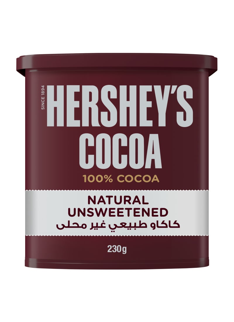Hershey's Natural Unsweetened Cocoa Powder 230grams - Image 1