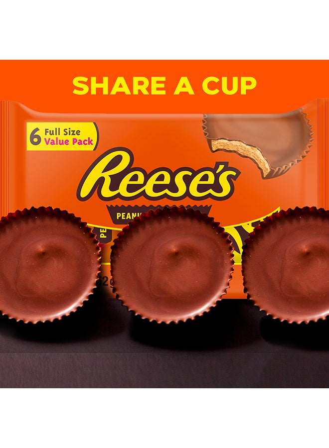 Reese's - Chocolate Peanut Butter Cups 6 Pieces 42grams - Image 1