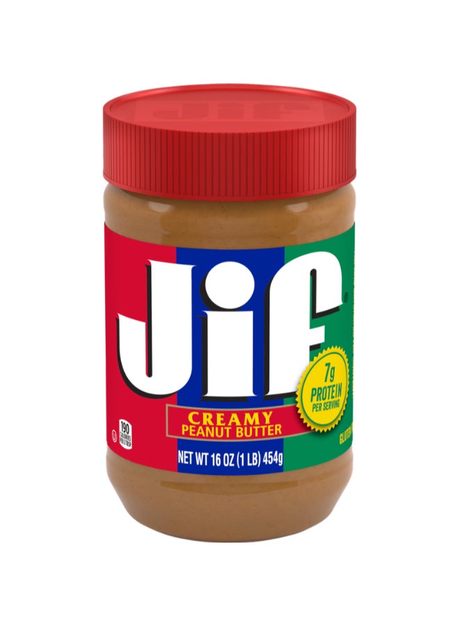 Jif Creamy Peanut Butter Spread 454grams  - Image 1