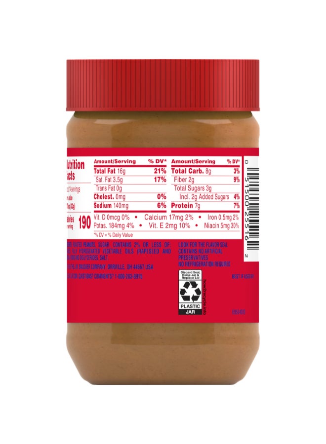 Jif Creamy Peanut Butter Spread 454grams  - Image 3