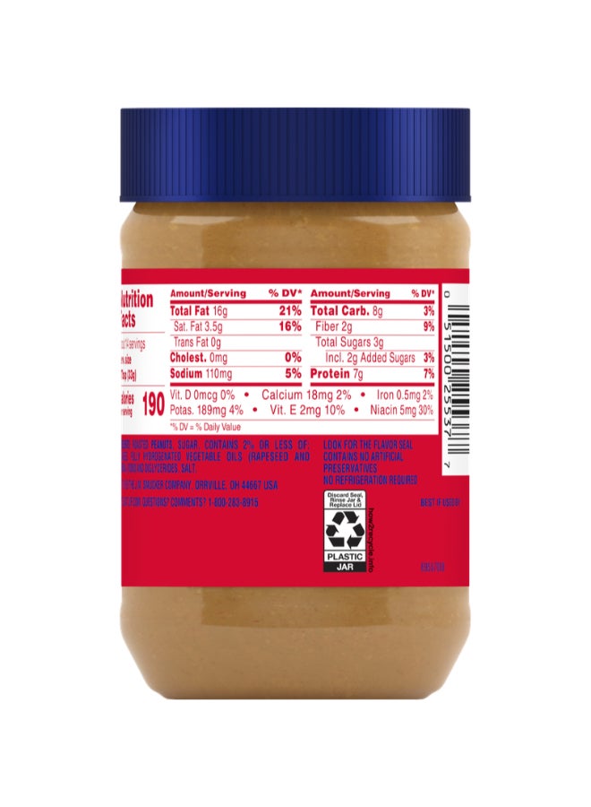 Jif - Extra Crunchy Peanut Butter Spreads 454grams - Image 1