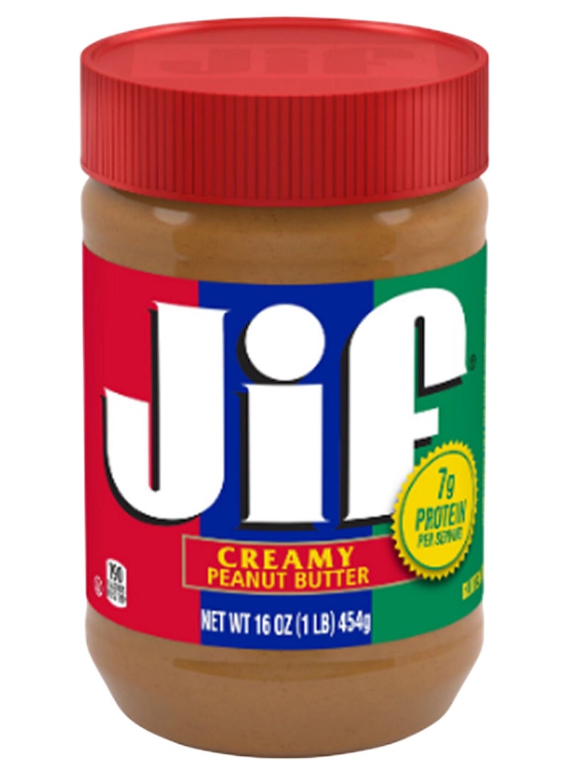 جيف زبدة الفول السوداني بقطع الفول السوداني 454جرام - Image 1