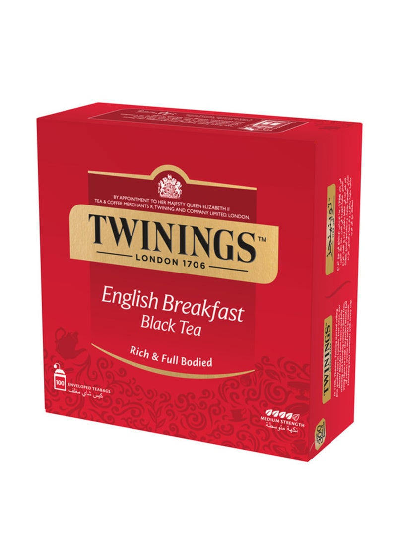 Twinings English Breakfast Black Tea 100 Bags 2grams - Image 3