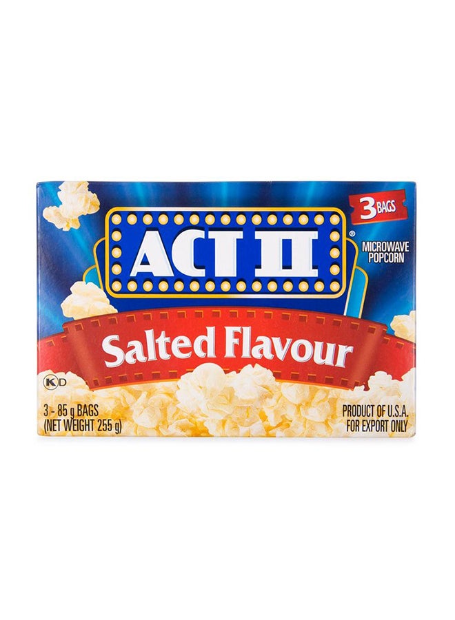 Act II Microwave Salted Popcorn 85grams Pack of 3 - Image 1