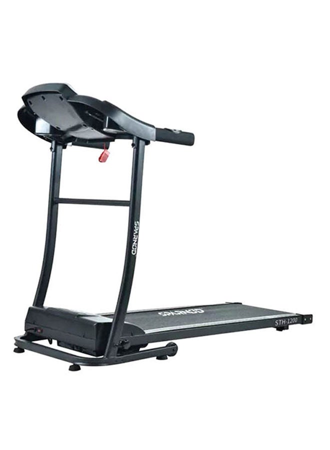 Sparnod Fitness STH-1200 Foldable Motorized Treadmill for Home Use (4 HP Peak) with 12 Pre-set Programs, Hi-Fi Speaker, Safety Key, Maximum User Weight of 110 Kg - pnsku/N36162281A/45/_/1693374206/1449b823-f2f5-4aca-a5ab-9d5ad640e9fc