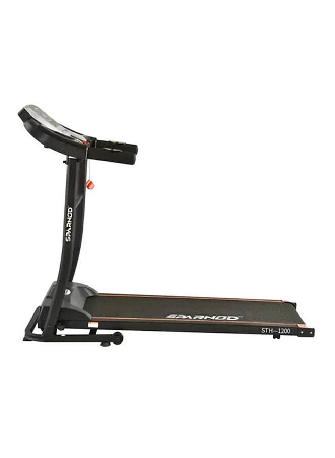 Sparnod Fitness STH-1200 Foldable Motorized Treadmill for Home Use (4 HP Peak) with 12 Pre-set Programs, Hi-Fi Speaker, Safety Key, Maximum User Weight of 110 Kg - pnsku/N36162281A/45/_/1693374268/c2d14644-d7c1-473c-b2d4-770f73d15874