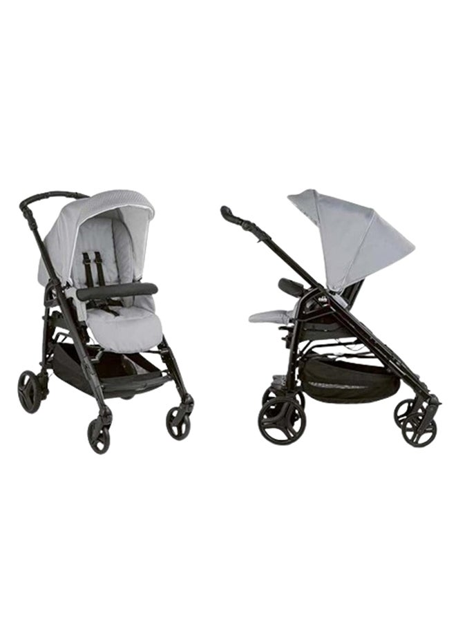 cam Combi Family Travel System, 0-36 Months, Grey, From 0 To 4 Years Old, 22 Kg, Spacious And Deeper Carrycot, Rocking Function, Aluminium Frame, Portable And Compact Folding, Made In Italy  - Image 5
