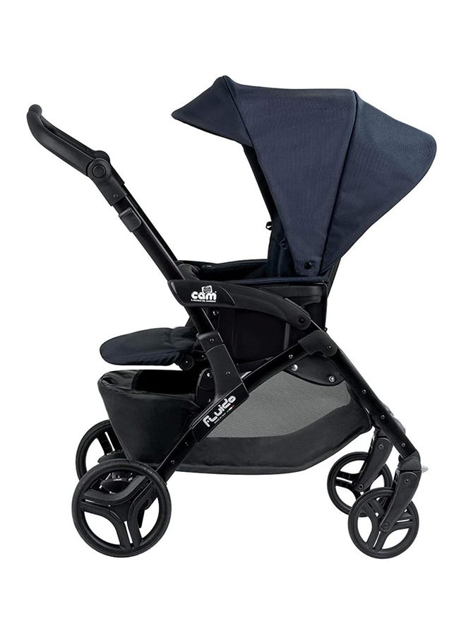 Cam نظام سفر فلويدو إيزي بيبي - رمادي فاتح، مسند ظهر قابل للتعديل في 3 أوضاع، من عمر 0 إلى 4 سنوات، 22 كجم، حزام أمان بخمس نقاط، قائم بذاته عند طيه، صنع في إيطاليا - Image 5