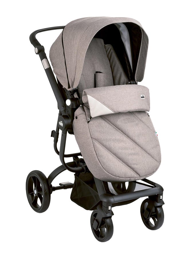cam - Taski Sport Baby Travel System - Grey -  Super Compact And Lightweight Travel System, Very Spacious, From 0 To 4 Years Old, 22 Kg, Rocking Function, Made In Italy, Aluminium Frame - Image 1