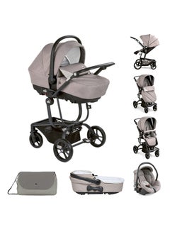 cam Taski Sport Baby Travel System - Beige -  Super Compact And Lightweight Travel System, Very Spacious, From 0 To 4 Years Old, 22 Kg, Rocking Function, Made In Italy, Aluminium Frame  - Image 1