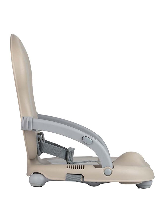 cam Smarty Booster Baby Feeding Chair, Snack Seat, Smart Pop, Portable, Booster Seat With Tray Eating, Dinning Lightweight, Compact Fold, Travel, Camping - Cream  - Image 4