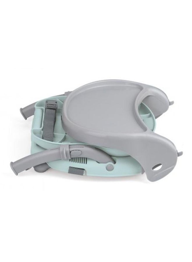cam Smarty Booster Baby Feeding Chair, Snack Seat, Smart Pop, Portable, Booster Seat With Tray Eating, Dinning Lightweight, Compact Fold, Travel, Camping - Light Blue  - Image 5