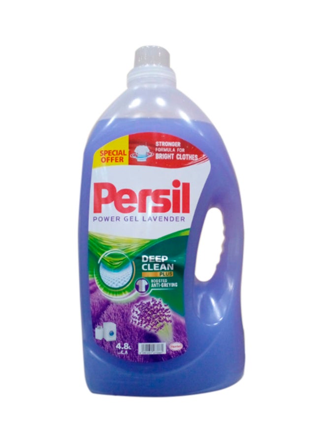 Persil Power Gel Liquid Laundry Detergent With Deep Clean Technology Lavender 4.8Liters - Image 2
