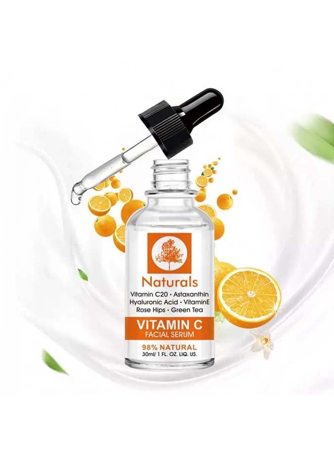 NATURALS Vitamin C Hyaluronic Acid Facial Serum Clear 30ml - Image 2