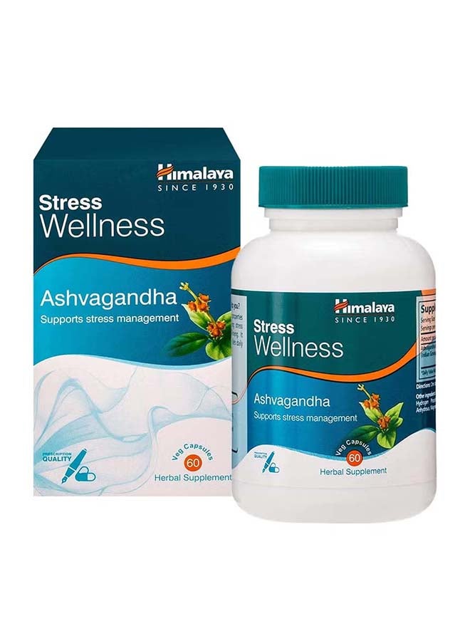 Himalaya Ashwagandha Herbal Supplement - 60 Capsules - Image 1