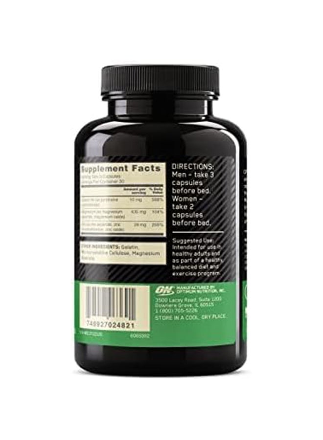 Optimum Nutrition - ZMA Dietary Supplement Capsules - Image 1