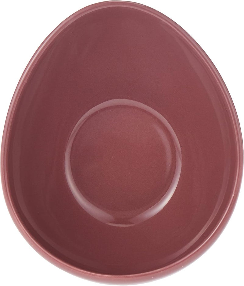 Shallow 18 cm Bowl Shiny Purple | Premium Ceramic Serving Bowl with Glossy Finish | Stylish Soup, Snack, Dessert & Side Dish Bowl for Daily Dining & Table Serving Shinny Purple 18cm - Image 2
