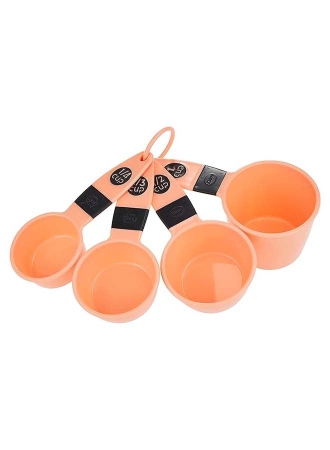 Cuisine Art 4-Piece Measuring Cup Set Food preparation in short Orange 10X4X15cm - Image 1