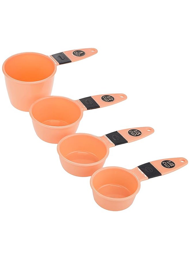 Cuisine Art 4-Piece Measuring Cup Set Food preparation in short Orange 10X4X15cm - Image 2
