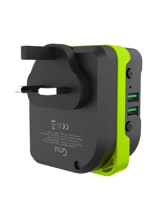 Buyuni 3-in-1 Power Bank (5200mAh) + Bluetooth Speaker + Wall Charger – Portable and Multifunctional Charging & Audio Solution - Black/Green Black/Green - pnsku/N36205348A/45/_/1739680878/e4e60706-1d8d-4ad5-a676-635b135f42bd