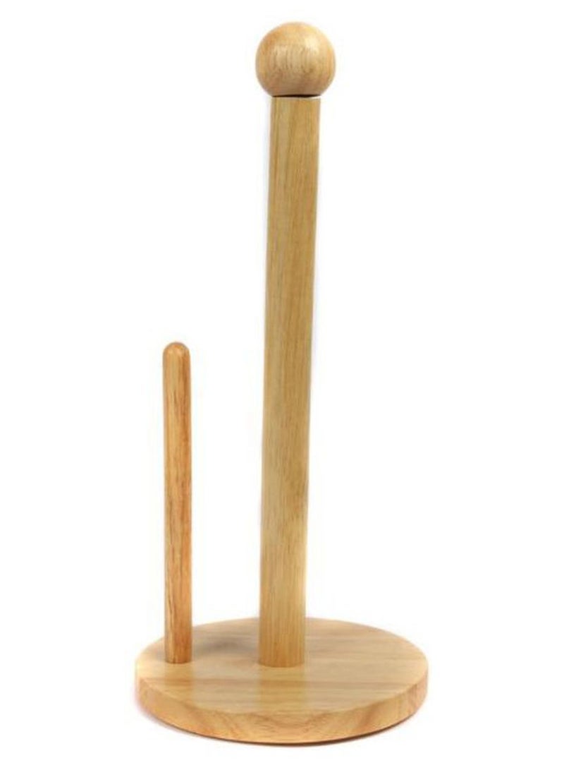 كيتشن ميت حامل مناديل مطبخ من الخشب بيج 18سم - Image 1