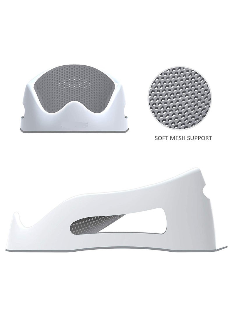BABY PLUS Clean Cradle Non-Slip Secure Infant Baby Bather With Inclined Headrest, 3 - 6 Months, Assorted - Image 2