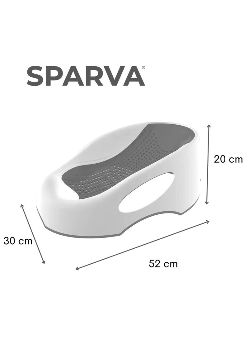 BABY PLUS Clean Cradle Non-Slip Secure Infant Baby Bather With Inclined Headrest, 3 - 6 Months, Assorted - Image 4