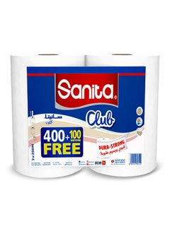 Sanita Maxi Roll 6 Roll 400+100M White 250meter  - Image 1