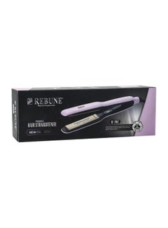 REBUNE Professional Ceramic Hair Straightener Pink/Gold 150grams  - Image 1