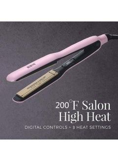 REBUNE Professional Ceramic Hair Straightener Pink/Gold 150grams  - Image 5