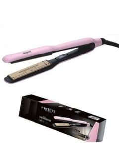 REBUNE Professional Ceramic Hair Straightener Pink/Gold 150grams  - Image 2