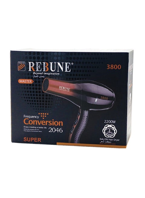 Super Hair Dryer Black/Red 150grams