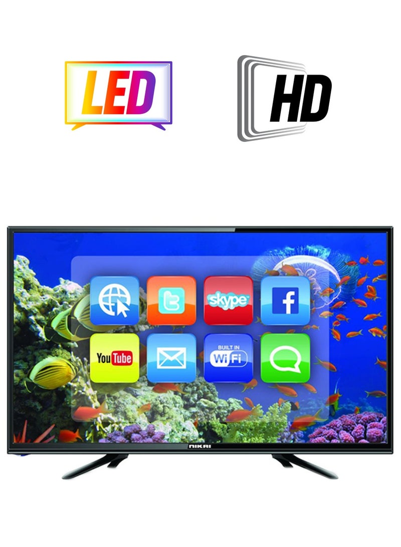 نيكاي - تلفاز LED ذكي مقاس 32 بوصة NTV3200SLED1 أسود - Image 1