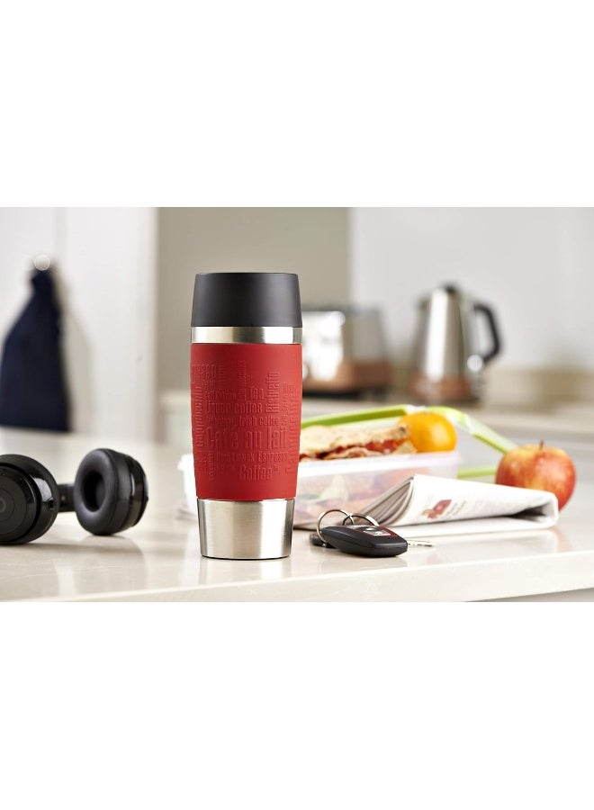 Tefal Travel Mug | 0.36 L | Blackberry Sleeve | 100% Leak-Proof Thermal Mug | Hot & Cold Drinks | 360° Drinking | Easy To Open | Dishwasher-Safe| 2 Years Warranty Blackberry  - Image 3