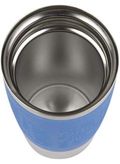 Tefal TEFAL Travel Mug | 0.36 L | Light Blue | 100% Leak-Proof Thermal Mug | Double-Walled Vacuum Insulation | Hot & Cold Drinks | 360° Drinking | Easy to Open | Dishwasher-Safe| 2 Years Warranty | K3086114 Black/Silver/Blue  - Image 5