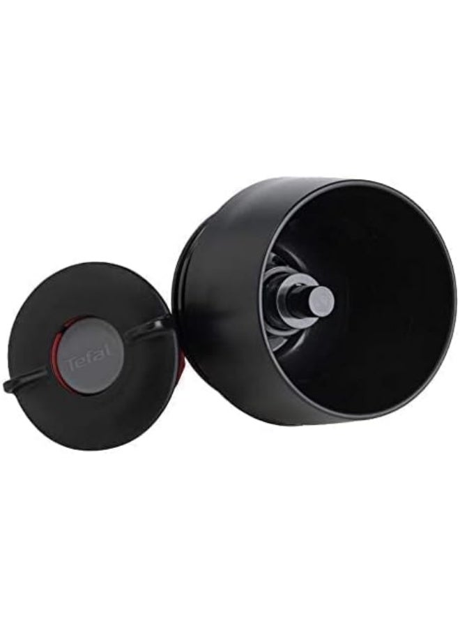 تيفال - TEFAL كأس السفر | 0.36 لتر | توت | كأس حراري مانع للتسرب 100% | عزل فراغ مزدوج الجدران | للمشروبات الساخنة والباردة | شرب بزاوية 360° | سهل الفتح | قابل للغسل في غسالة الأطباق | ضمان لمدة سنتين | K3087114 وردي/ فضي/ أسود - Image 1