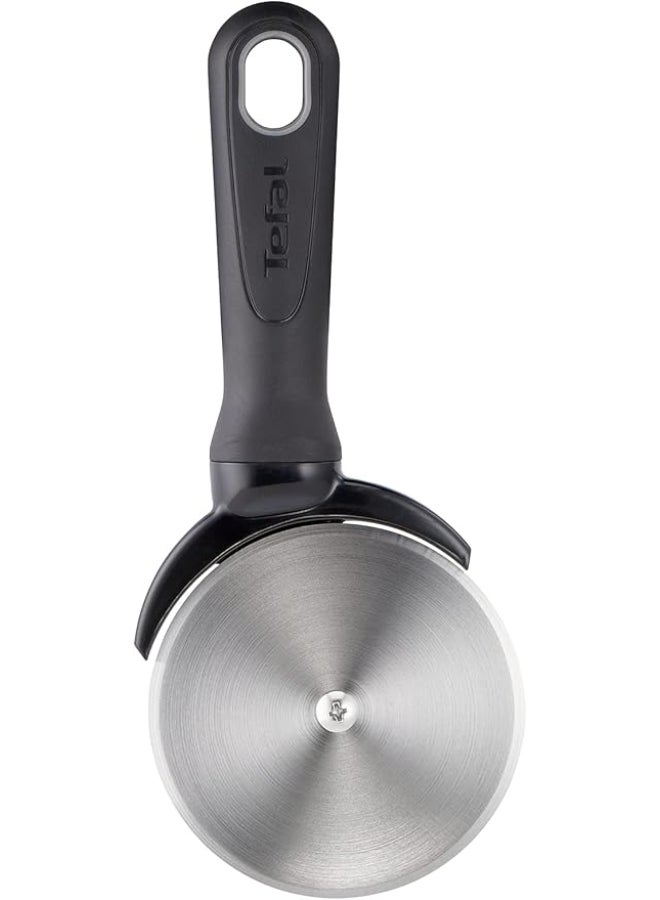 Tefal - TEFAL Comfort Pizza Cutter | Kitcken Tool | High-Heat Resistance | Scratch-Free for Cookware | Dishwasher-Safe | Ergonomic Design | Black | Stainless Steel | 2 Years Warranty | K1291114 Silver/Black 26x11x3cm - Image 1
