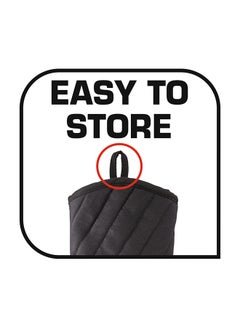Tefal TEFAL Comfort Gloves | Kitcken Tool | High-Heat Resistance | Non-slip inner grip | Ergonomic Design | Black | Silicone | K1298214 Black/Grey  - Image 4