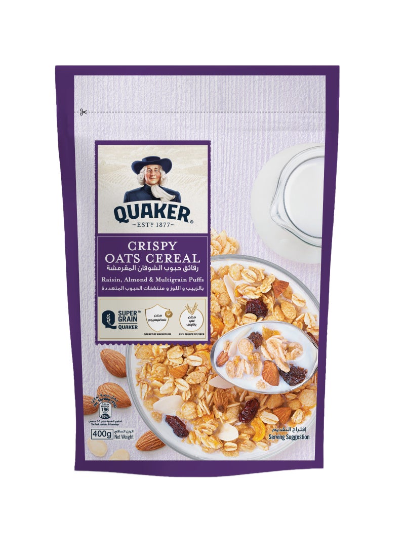 كويكر رايسين الحبوب واللوز 400جرام - Image 1