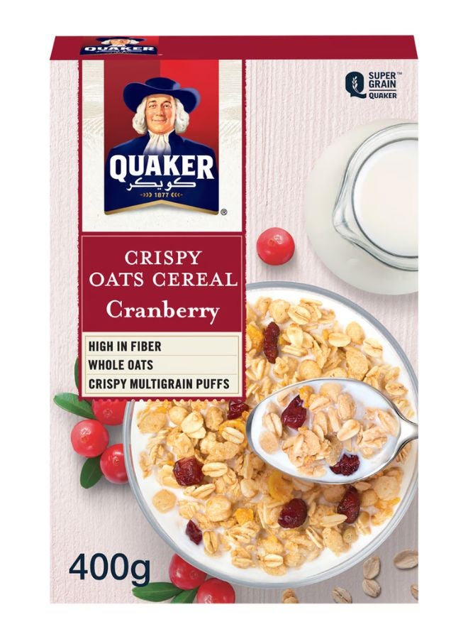 Quaker Cereal Cranberry 400grams - Image 1
