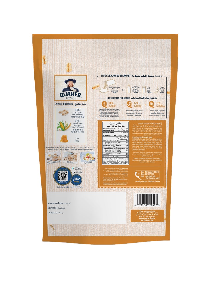 كويكر شوفان الحبوب والعسل 400جرام - Image 2