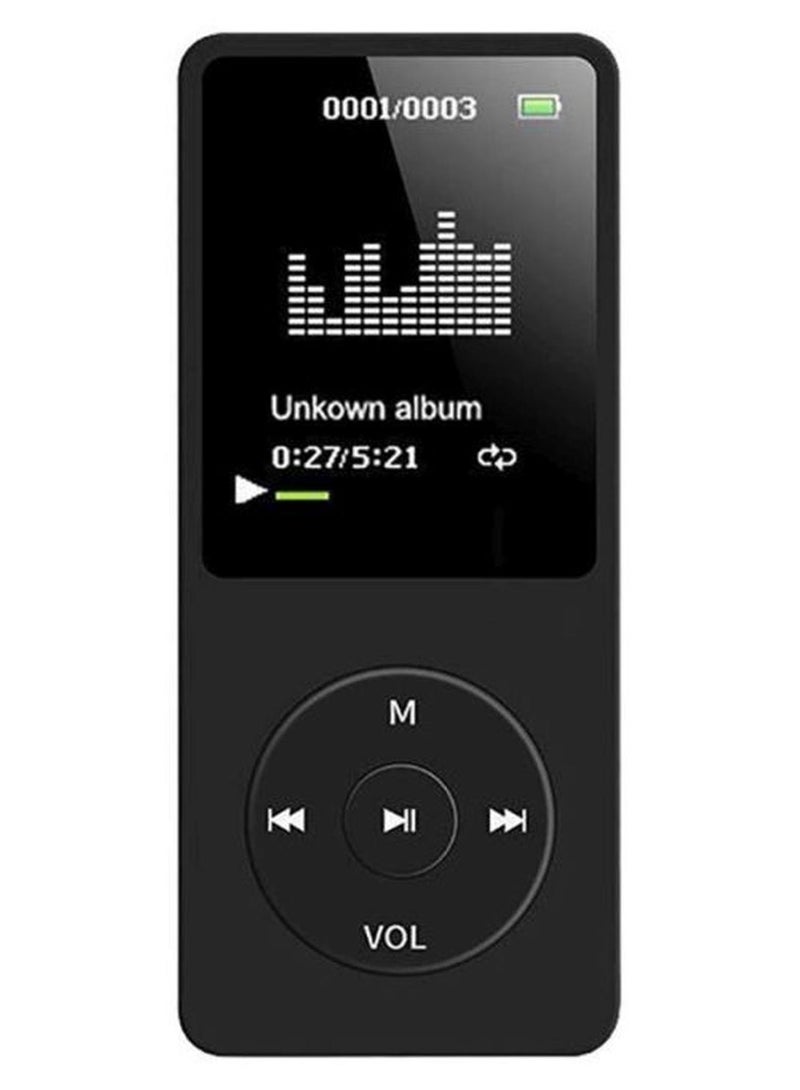 Portable MP3 Music Player H310-B Black - Image 1