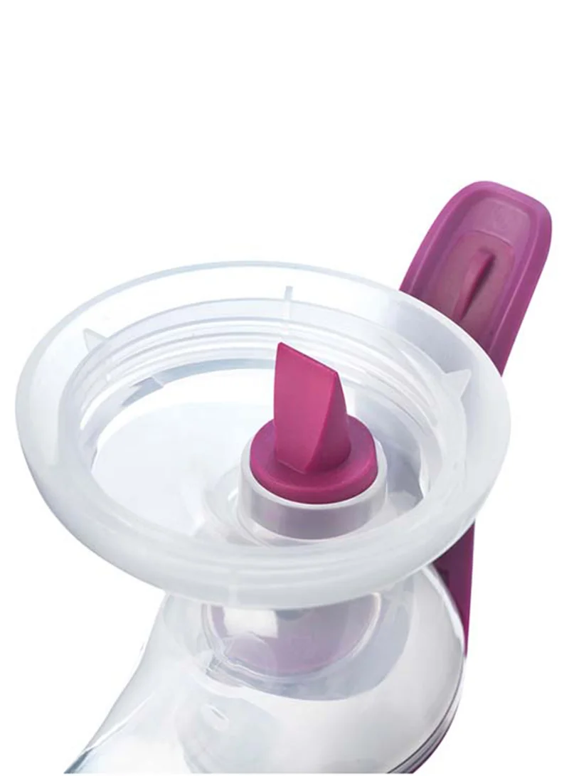 tommee tippee Manual Breast Pump with soft, cushioned silicone cup and narrow neck for hand strain reduction